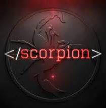 scorpion logo red